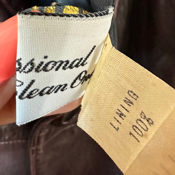 70's Vintage Sport Genuine Leather Blazer Jacket Size - Picture 10 of 15